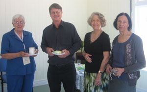 Robert Schwarten with ACHHA Committee Members at a function to showcase the new Country Hospital Mus
