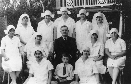 Dr Daniel Patrick O'Brien & Staff Leinster 1930's