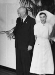 Dr Talbot and Matron Betty Shera at Tannachy Hospital in 1955
