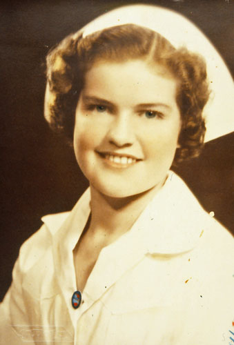 Nurse Olga Glazebrook, Rockhampton Hospital, ca. 1942