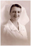 Sister Fanny Merle Seear Cheetham in uniform ca. 1947