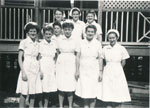 Third year nurses at Rockhampton Hospital 1945