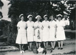 Student nurses at Rochampton Hospital ca. 1945