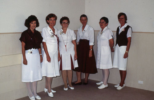 Charge Nurses at the Rockhampton Hospital in the 1980s