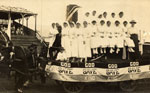 Horse drawn hospital float, World War 1 Victory Celebrations