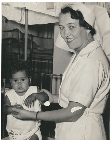 Matron C. M. (Kitty) Lewis Rockhampton Hospital Dec 1964.