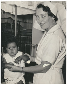Matron C. M. (Kitty) Lewis Rockhampton Hospital Dec 1964.