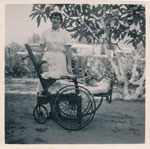 Nurse Patricia Fox with patient at Rockhampton Hospital ca. 1954