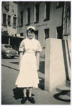 Sister Barbara Lees at the Crown Street Women's Hospital, Sydney ca. 1955