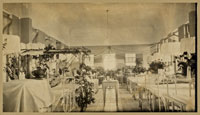 Decorated ward for Christmas in the Rockhampton Hospital ca. 1930