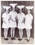 Group of nurses graduating in midwifery at Rockhampton Hospital on 18 Jan 1973.
