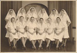 Graduating nurses at Rockhampton Hospital mid-1938